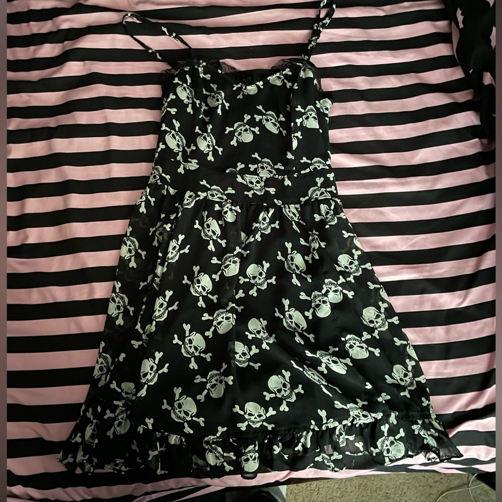royal bones skull dress